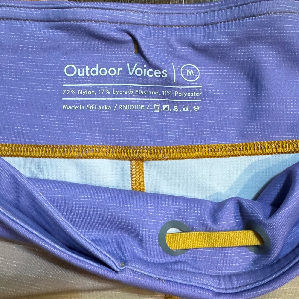 Outdoor Voices Move Free Ombré Rainbow Legging Size Medium - Picture 5 of 5